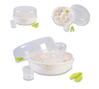 Cangaroo Stérilisateur micro-ondes Fresh 5 biberons Accessoires hauteur maximale 15,5 cm en blanc