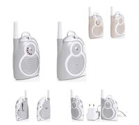 Cangourou babyphone Mommy's Sense jusqu'à 1,3 km 2 canaux indicateur de batterie, coloris:gris