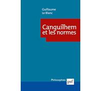 Canguilhem et les normes