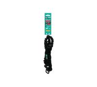 CANI C GEAR, Longe De Traction, Modèle INTENSIA, Couleur Noir, Poignée pour Une Tenue en Mode Laisse Longue, Poignée de retenue en Mode Laisse Courte, Garanti à Vie, 1,9 m
