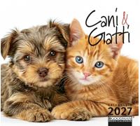 Cani e gatti. Calendario 2027. Pocket