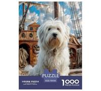 Caniche 1000 Pièces Small Chien Puzzle pour Adultes Détente Cadeau Unique Adultes Et Adolescents Dès 14 Ans 70x50cm/1000pcs