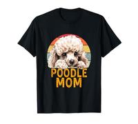 Caniche Chien Maman rétro Vintage drôle My Dogs are My Cardio T-Shirt