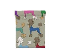 Caniche coloré drôle de Bande dessinée, Sac de Rangement pour Femmes, Portefeuille supérieur à Presser, Petit Porte-Monnaie, Pochette de Changement