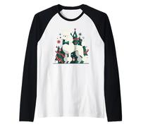 Caniche Festive Christmas Tree Magic Manche Raglan