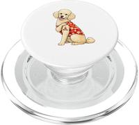 Caniche Mom Love Tattoo Dog Design PopSockets PopGrip pour MagSafe