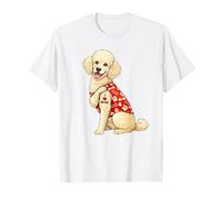 Caniche Mom Love Tattoo Dog Design T-Shirt