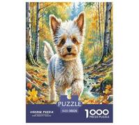 Caniche Nain Puzzle 1000 Pièces Cadeau Unique Animaux fidèles Jeu Éducatif Challenge Toy À De Qualité Supérieure Peinture Art pour Adultes Et Enfants 38x26cm/1000pcs