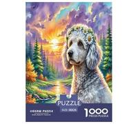 Caniche Nain Puzzle 1000 Pièces Cadeau Unique Jeu Éducatif Challenge Toy À De Qualité Supérieure Peinture Art pour Adultes Enfants 38x26cm/1000pcs