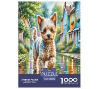 Caniche Nain Puzzle 1000 Pièces Educa Jeu D'Intelligence Décoration Intérieure Animaux fidèles Jeu Éducatif Challenge Toy Adultes & Enfants des 14 Ans 38x26cm/1000pcs