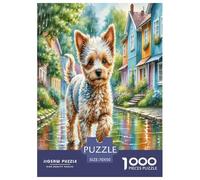 Caniche Nain Puzzle 1000 Pièces Educa Jouet en Bois Divertissement Créatif Décoration Intérieure Jeu Éducatif Challenge Toy Adultes & Enfants des 14 Ans 70x50cm/1000pcs