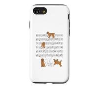 Caniche Note de Musique Musicien Amoureux des Chiens caniches Coque pour iPhone SE (2020) / 7/8