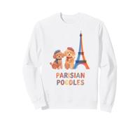 Caniche Parisien Chiens Jouet Tour Eiffel Sweatshirt