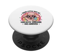 Caniche Sarcastique Miniature drôle Chiot Maman Minuscule Patron PopSockets PopGrip Adhésif