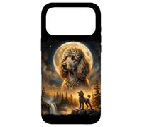 Caniche Trois Loups Lune Nature Forêt Majestueuse Coque pour iPhone 17 Pro Max