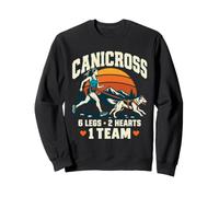 Canicross Dog Trail Running 6 Pattes 2 cœurs 1 Team Runner Sweatshirt