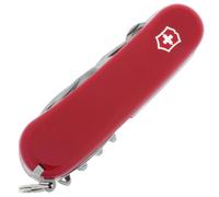 Victorinox Evolution 23 Couteau de Poche Suisse, Léger, Multitool, 17 Fonctions, Tire Bouchon, Lame, Echelles Ergonomiques, Rouge