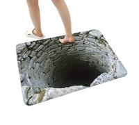 Canigegui Tapis Illusions Optique, 50X80CM Tapis Entrée Antidérapant Illusions Optique Intérieur, Moquette Lavable Illusion Optiques 3D Chambre Cuisine,pour Entrée Intérieure Et Extérieure