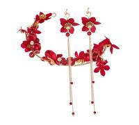 CANIGHT 1 Ensemble De Boucles D'Oreilles Et Bandeaux Pour Cheveux, Accessoires Pour Cheveux Pour Filles, Ornements Floraux, Bandeaux, Accessoires Pour Cheveux Pour Femmes, Bandeau