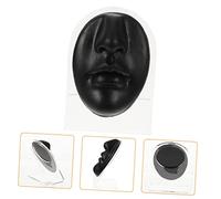 CANIGHT 1 Ensemble D'Entraînement Au Perçage Des Parties Du Corps En Silicone, Modèle De Visage Flexible, Faux Visage, Modèle Humain, Bouche, Visage, Nez, Piercing Du Nez, Modèle Corporel
