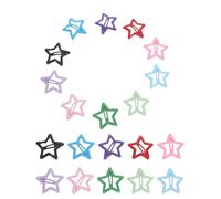 CANIGHT 100 Pièces Lot de Set de Pinces à Cheveux Étoile en Métal Prise Sûre, Accessoires Stylés et Polyvalents pour Filles et Femmes Lors de Fêtes