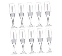 CANIGHT 10pièces Bouteilles De Gloss à Lèvres Vides De Tubes Pratiques Matériau Pour Maquillage Capacité Idéale Pour Voyage Et Usage Quotidien