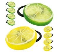 CANIGHT 10pièces Élastiques à Cheveux Tranche De Pour Filles Bandes Élastiques Colorées Pour Accessoires De Coiffure Pour Événements Et Vie Quotidienne
