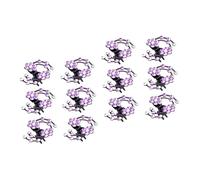 CANIGHT 12pièces Épingles à Cheveux Mini Rhinestones Fleurs De Prunier Accessoires Élégants Pour Mariages Et Fêtes