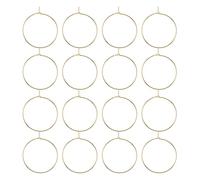 CANIGHT 150 Marqueurs pour Verres à Vin Or, Anneaux Résistants la Déformation pour Identification Facile Lors de Mariages et Événements, Design Élégant et Simple
