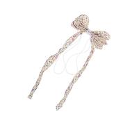 CANIGHT 1pc Fashion Noeud Coiffure Sucrée Perle Cheveux Pince Bow Tassel Élégant Coiffure