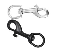 CANIGHT 2 pièces Crochets Snap à Œil Acier Inoxydable pour Laisse de Chien Mousquetons Rotatifs Résistants Accessoires Pratiques pour Animaux et Sports Extérieurs
