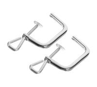 CANIGHT 2 Pièces Pince à Pâtes en Alliage de Fer Argenté, Accessoire pour Machine à Pâtes, Facile à Nettoyer, Haute Efficacité, pour Cuisines Domestiques et Petites Entreprises