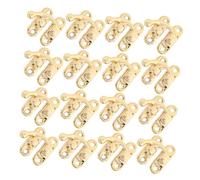 CANIGHT 20 Pièces Lot de Loquets Vintage pour Boîtes Verrous Rétro pour Meubles et Bijoux Style Antique Unique Accessoires Diy Faciles à Installer