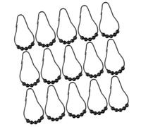 CANIGHT 20Pièces Anneaux de Rideau de Acier Inoxydable Lot de Antirouille pour Tringle à Rideau Glissement et Pratique pour Salle de Bain