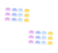 CANIGHT 24 Pièces Griffe De Cheveux Mini-barrettes Kit De Mise En Valeur Des Cheveux Clip Latéral Mini Pinces D'époque Pince à Cheveux Frange Étui De Sécateur à Clipser