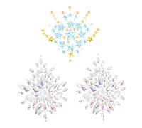 CANIGHT 2ensembles Bijoux Rhinestones Avec Autocollants Gemmes Pour Décorations Élégantes Pour Poitrine Décolleté