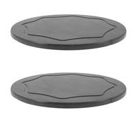 CANIGHT 2pcs Soucoupes Absorbantes pour Plantes en Boue de Diatomée, Design Simple et Rond, Séchage Rapide, pour Décoration Intérieure et Entretien Facile