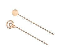 CANIGHT 2pièces Baguettes à Cheveux Aluminium Vintage Pour Chignons Accessoires Chinoises Élégants Et Filles