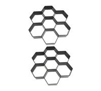 CANIGHT 2pièces Moules à Plastique Réutilisables Pour Béton Outils De Création De Dalles Pour Et Allées Pour Décoration Extérieure