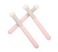 CANIGHT 3 Pièces Pinceau De Maquillage Brosse Correctrice Bouffée Lâche Éponge Mélangeur Kit De Maquillage Mini Correcteur Maquillage Éponges Visage Correcteur Rose Éponge En Latex Blanche