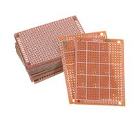 CANIGHT 30 Pièces Carte de Prototypage de Circuits Imprimés 2,76x2 Pouces | Tableau de Formation en Électronique, Résine Cuivre, Montage Expérimental, pour Condensateurs et Résistances