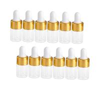 CANIGHT 30pièces Bouteilles Avec Pipette Flacons Pour Huiles Essentielles Cosmétique Voyage Transparent Et Étanches