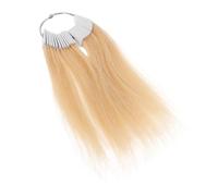 CANIGHT 30pièces Échantillons De Mèches De Cheveux Pour Test De Kit De Formation Pour Salons De Coiffure Avec Échantillons De Cheveux Et Anneaux