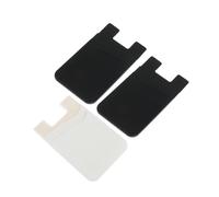 CANIGHT 3pièces Porte-Cartes Téléphonique Autocollant Silicone De Noirs pour Coque De Téléphone Pratique Et Léger pour Cartes De Crédit Et Identité