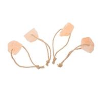 CANIGHT 4 Blocs De Sel, Ajouter des Éléments, Briques De Sel pour Animaux De Compagnie, Blocs De Sel pour Animaux De Compagnie, Pendentifs, Sel Pratique pour Lapin, Corde De Sel pour