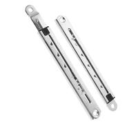 CANIGHT 4 Pièces Tige de Levage du Lit de Beauté Charnière Réglable pour Lit de Beauté Acier Argenté Réglage Télescopique Hauteur Compatible Table de Massage Spa de Salons Occupés