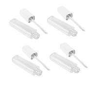 CANIGHT 4 Tubes Vides pour Gloss à Lèvres Récipients Cosmétiques Contenants Vides pour à Lèvres Tubes de Sous de 6 Ml avec Couvercle