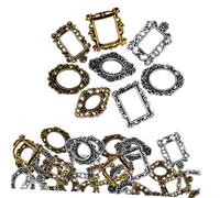 CANIGHT 40 Pièces Cadre Photo Pour Ongles Cadre Photo Vintage Nail Art Cadre Photo Baroque Nail Art Cadre Photo Nail Art Décor Métal Cadre Photo Vintage Nail Art Cadre Photo Baroque Nail