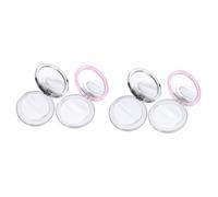 CANIGHT 4ensembles Boîte De Rangement Pour Éponge Maquillage Avec Poudrière De Contenants Pour Poudres Et Houppettes Pour Voyage Et Stockage Couleurs