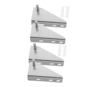 CANIGHT 4pièces Charnières Métalliques Acier Inoxydable Pour Réfrigérateur Et Congélateur Remplacement De Charnières De Porte Pour Ouverture Et Fermeture Fluides